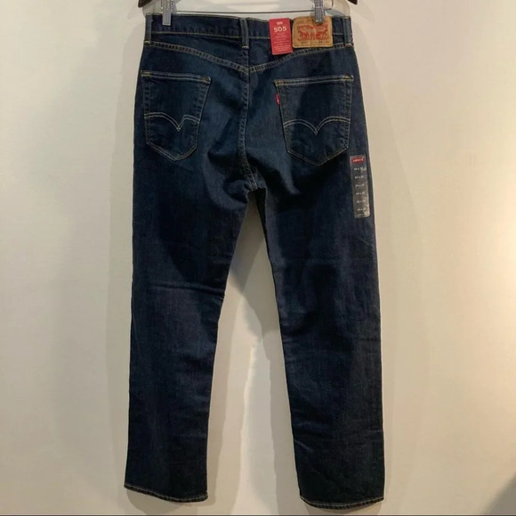 LEVI’S 505  Sz 34 x 32 Jeans Mid-Wash Jeans - Picture 5 of 7